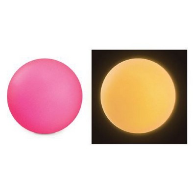 1-Star Glow-in-the-Dark Orange Ping Pong Ball