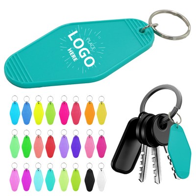 Plastic Hotel Keychain Motel Key Tag
