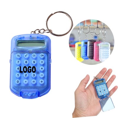 Mini Calculator with Keychain