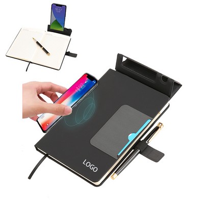 Notebook with Phone Stand and Charging Function Gift Box