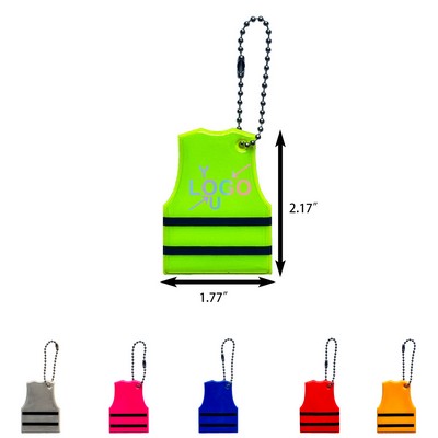 PVC Reflective Keychain Vest