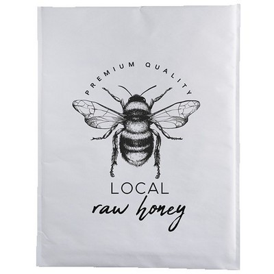 One Color White Paper Bubble Mailer (14.25" x 18.75")