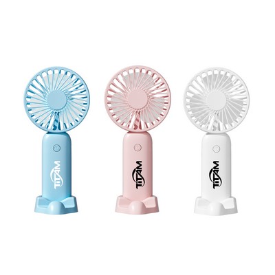 Mini USB Rechargeable Desktop And Handheld Fan