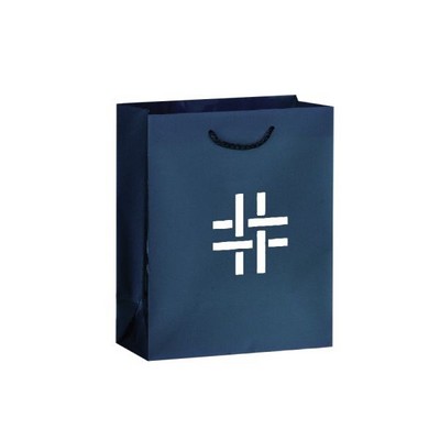 Matte/Gloss 190GSM White Cardboard Laminated Bag(8x4x10'')