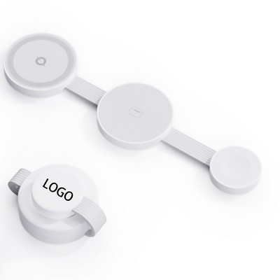 Foldable Magnetic Wireless Charger Dock
