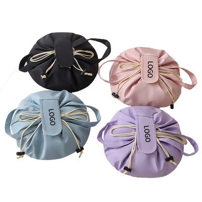 Portable Large Capacity Drawstring Cosmetic Bag