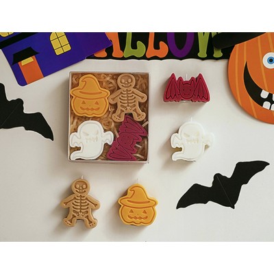Halloween Pumpkin Candle Gift Set