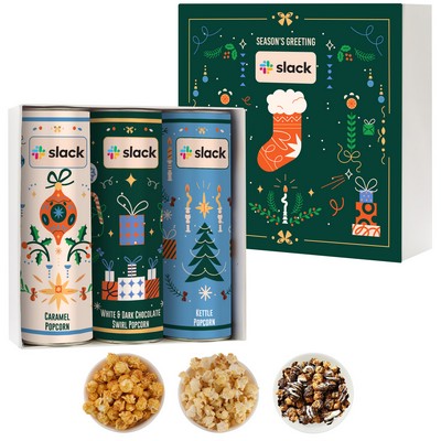 3 Way Crave Popcorn Collection - 8" tube - Option 2