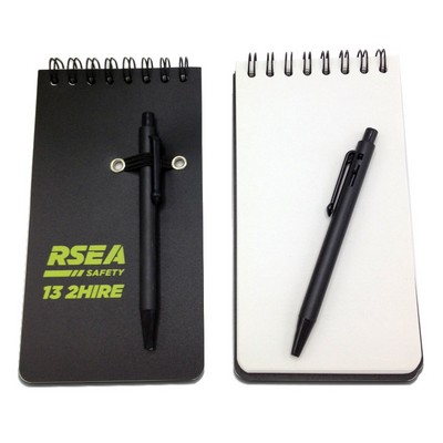 Waterproof Pocket Spiral Notebook with Pen