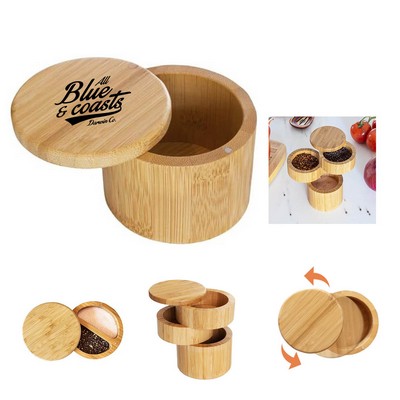 Bamboo Box with Magnetic Swivel Lid