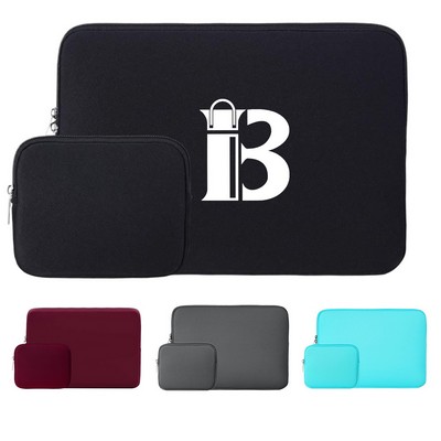 Waterproof Neoprene Laptop Bag w/ Small Case