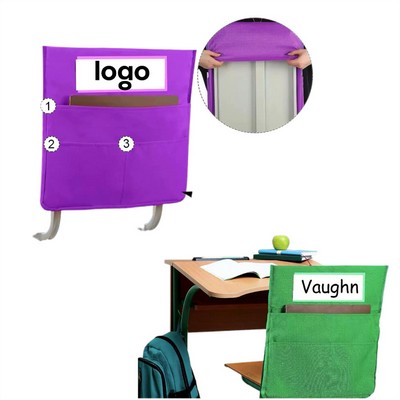 Chairback Pockets Organizer with Bright Colors