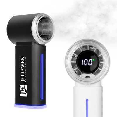 BreezeMist Rechargeable Handheld Fan
