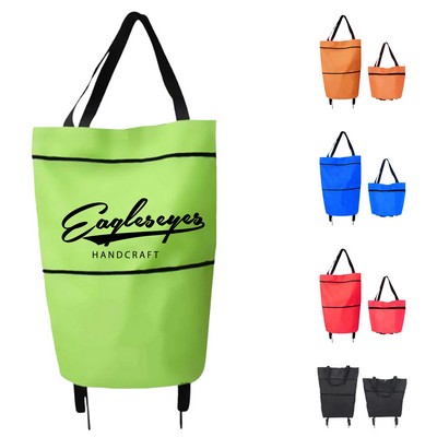 Collapsible Trolley Shopping Bag