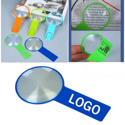 4x Magnifier-Integrated Bookmark