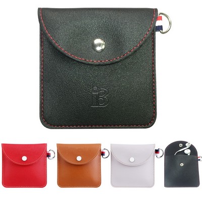 PU Leather Mini Organizer Coin Bag