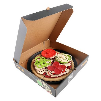 Educational Kids Manual Pizza Making Simulation Toy