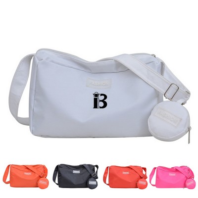 Nylon Crossbody One Shoulder Bag