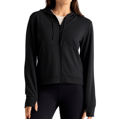 Free Fly Women's Bamboo Lightweight Fleece Zip Hoodie