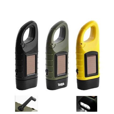 Hand Crank Flashlight Portable Emergency Torch