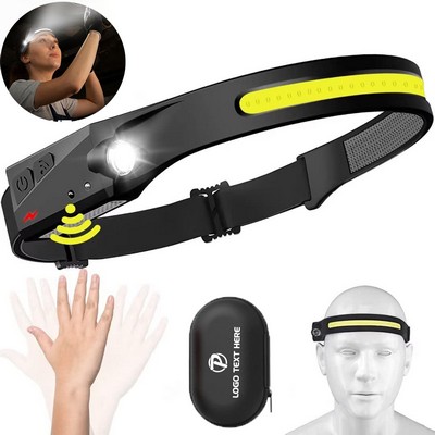 Gesture Sensing Headlamp Rechargeable