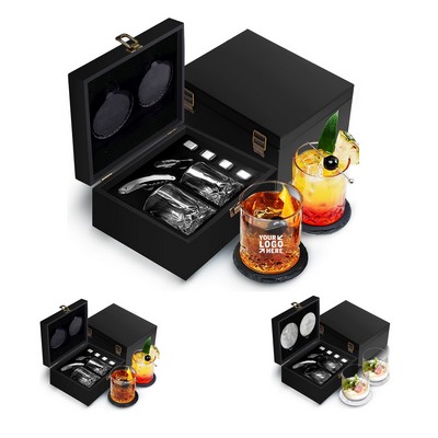 10" 1 Wooden Box Wine Set