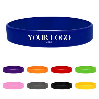 Debossed/Embossed Silicone Wristband