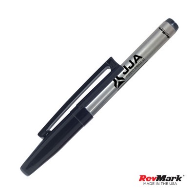 RevMark® Silver Barrel Industrial Permanent Marker w/clip