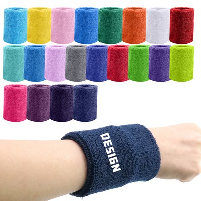 MOQ 20 Embroidery Sports Wrist Band
