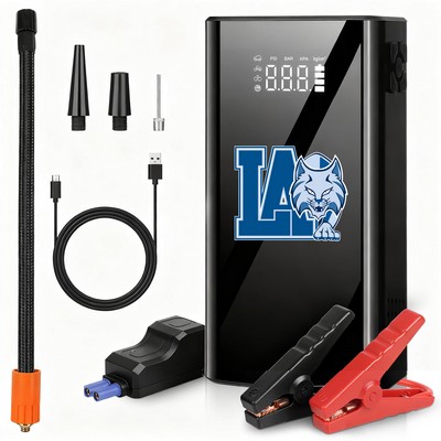 4000 Peak Portable Emergency battery booter w/ 150PSI Emergency inflater air compressor