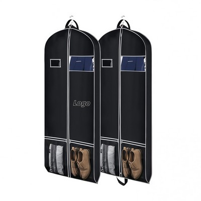 Modern Nonwoven Garment Dust Cover with Hanging Design for Wardrobe Storage