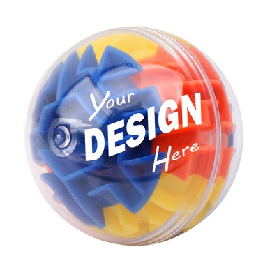 3D Rubik's Cube Maze Sphere