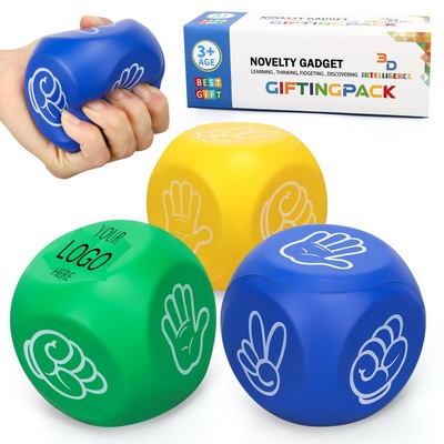 Foam Dice Squeeze Toy