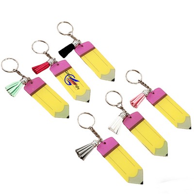 Pencil Keychain Large Keyring for School