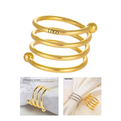 Customizable Spring Metal Napkin Holders