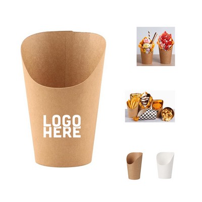 12oz Kraft Paper French Fry Cups