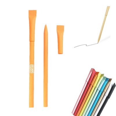 Paper Tube Ballpoint Pen