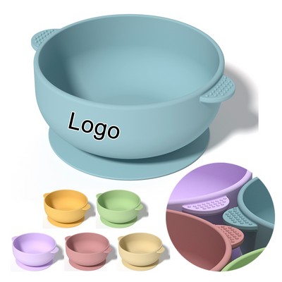 BPA Free Food Baby Bowls with Suction Led Weaning Supplies Soft Silicone Food Bowl for Babies Kids
