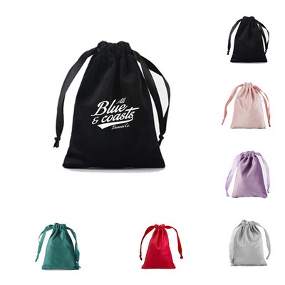 Suede Drawstring Jewelry Gift Pouch