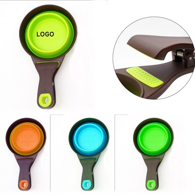 Retractable 8-Oz Pet Food Scoop