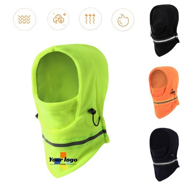 Reflective Thermal Fleece Face Mask