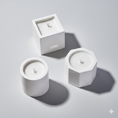 Handcrafted Scented Candle in Artisan Ceramic Cup Natural Soy Wax Aromatherapy Elegant Holiday