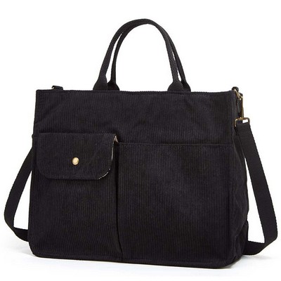 Corduroy Tote Bag