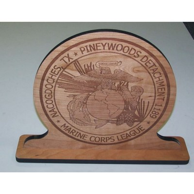 Hardwood Table Sign Centerpiece