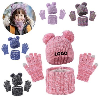 Kids' Knitted Winter Set