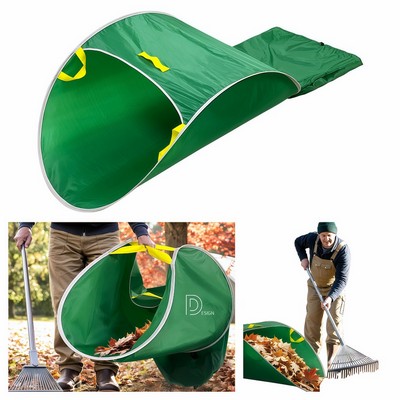 70 Gallon Foldable Large Capacity Leaf Collection Bag W/ Storage Pouch