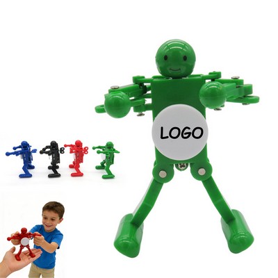 Clockwork Wind Up Dancing Robot Toy