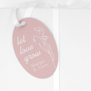 Large Oval Gift Tag