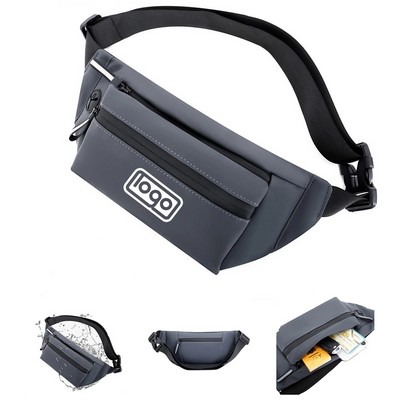 Large Crossbody Leather Fanny Pack