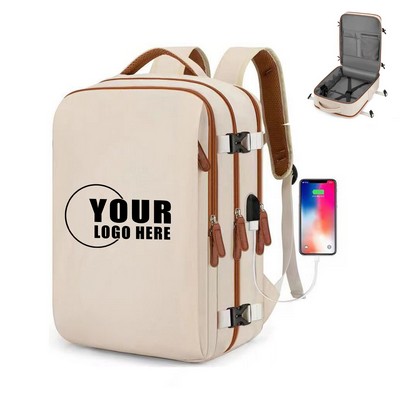 40L Large Capacity Travel Backpack Durable Oxford Feel